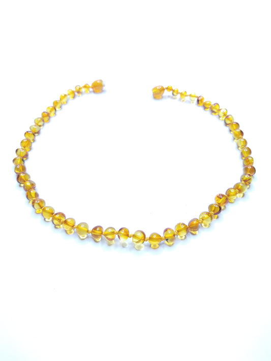 Honey Baltic amber necklace