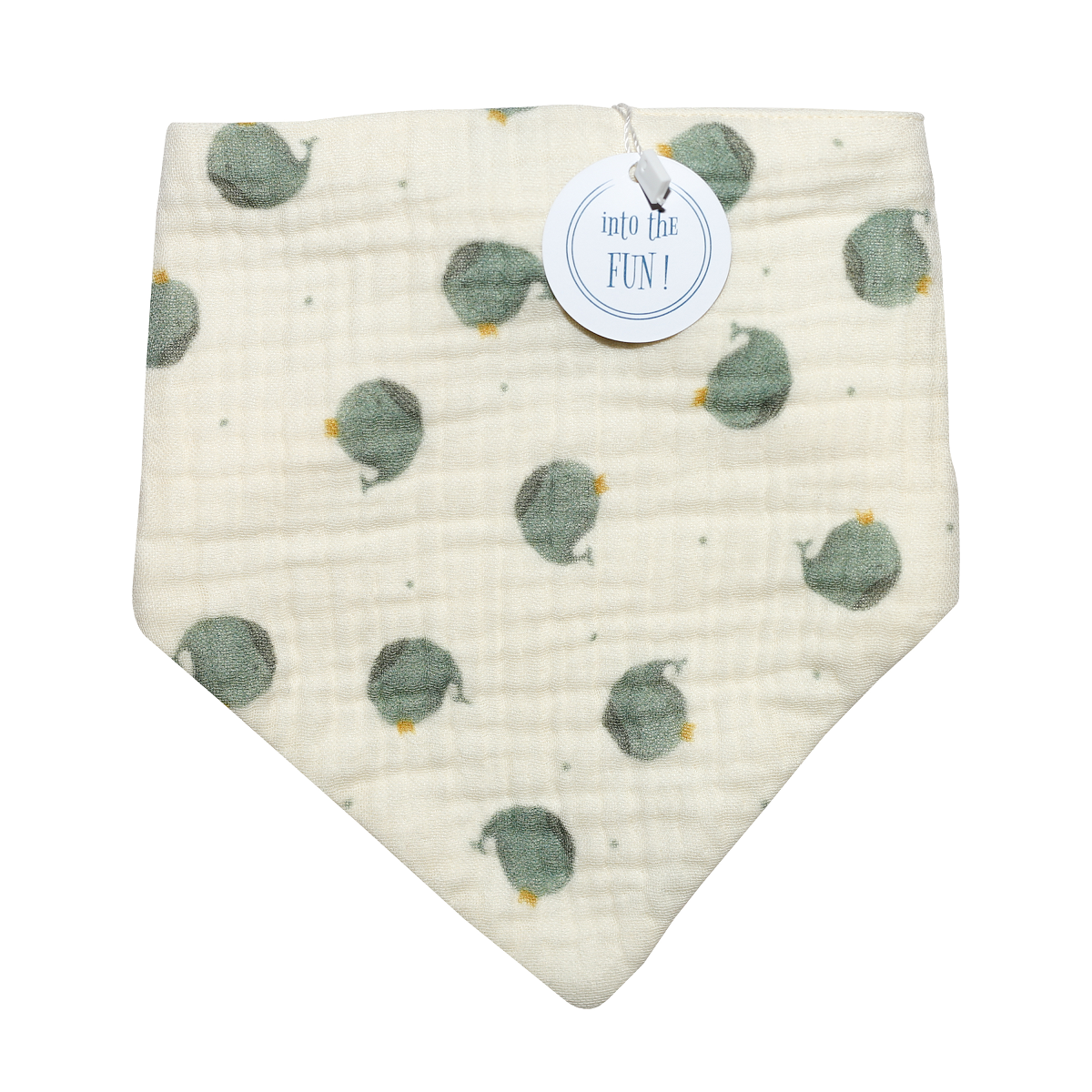 Organic Baby Bandana Bibs- Whaley